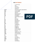 Sms Dictionary