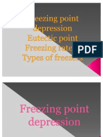 Freezing Point Depression, Eutectic Point, Freezing Rate & Types of Freezers