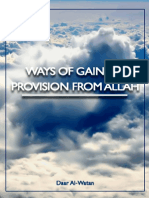 Ways of Gaining Provision From Allah