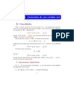 03- Funciones Vectoriales de Una Variables Real (Apuntes-Ejercicios)