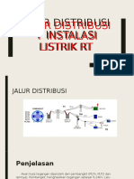 Jalur Distribusi + Instalasi Listrik RT