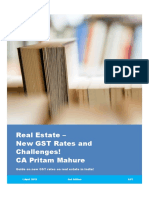 Real Estate - Handbook on New GST Rates and Challenges - 1 April 2019 - CA Pritam Mahure