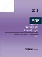 Teatro Adulto Textos Contemplados Prêmio Funarte de Dramaturgia 2018 PDF