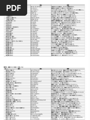 慣用句list Pdf Pdf
