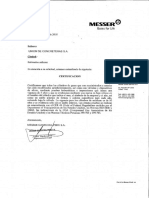 CERTIFICADO Prueba Hidrostatica PDF
