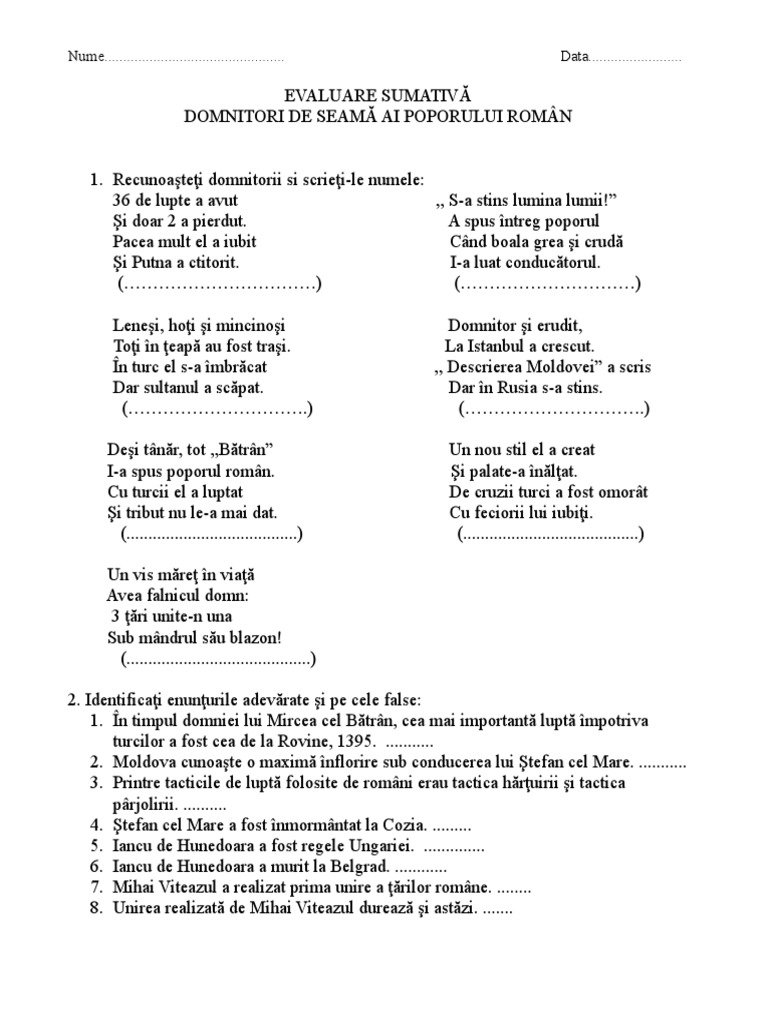 Domnitori | PDF