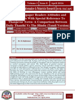 Tamil Newspaper Readers Attitudes and PR PDF