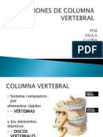 Lesiones de Columna Vertebral