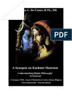 A Synopsis On Kashmir Shaivism PDF