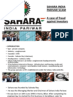 Sahara India Parivar Scam A Case of Fraud Against Investors