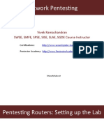 PEntesting Routers