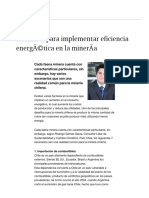 7 Razones Para Implementar Eficiencia Energética en La Minería