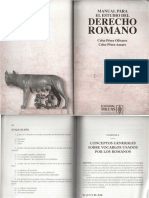 Manual para El Estudio Del Derecho Romano PDF