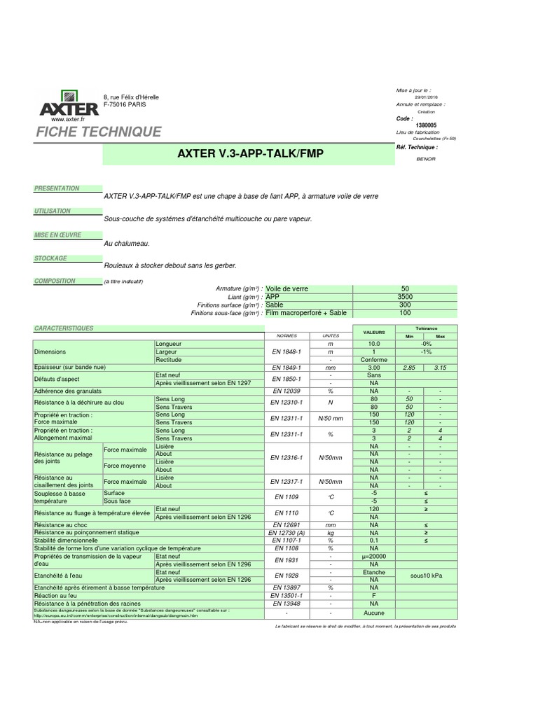131 FT Axter V.3-App | PDF | Matériaux de construction | Science des ...