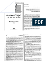 Lahier. 2002. para Que Sirve La Sociologia PDF