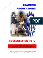TR Housekeeping NC IV