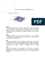 Terminología Enfocada A Solidworks