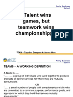 "Talent Wins Games, But Teamwork Wins Championships.": Michael Jordan