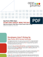 Slow and Steady Wins The Race:: App Promo White Paper
