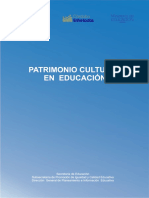 Patrimonio Cultural en Educación