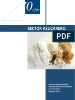 Estudio Del Sector Azucarero, Referido a Mayo 2016
