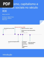 Século XIX - Capitalismo, Imperialismo e Doutrinas Sociais