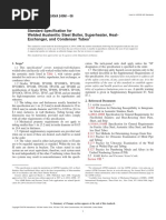 ASTM A249/A249M Standard for Steel Tubes | PDF | Heat Treating | Pipe ...