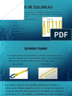 Tipos de Eslingas y Concamos