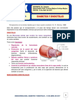 Diabetes y Endotelio. 13-04-17