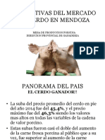 Perspectivas Del Mercado Del Cerdo en Mendoza