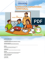 Guia Trabajo Educación Alternativa Comunitaria Vocacional PDF