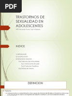 Trastornos de Sexualidad en Adolescentes