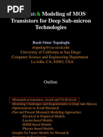 Modeling of MOS Transistors For Deep Sub-Micron Technologies