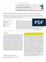 Isolation and Characterization of Pigment From Cinnamomum Burmannii' Pee... L