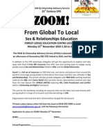 Zoom! - From Global To Local Sex and Relationships Education Course