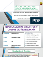 Ventilacion de Minas Grupo 14 Regulacion de Circuitos y Costos de Ventilacion