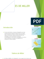 Índices de Miller para identificar direcciones y planos cristalográficos