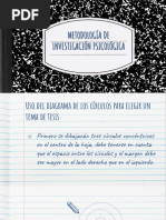 METODOLOGÍA DE LA INVESTIGACIÓN PSICOLÓGICA