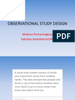 (Course 7) OBSERVATIONAL STUDY DESIGN