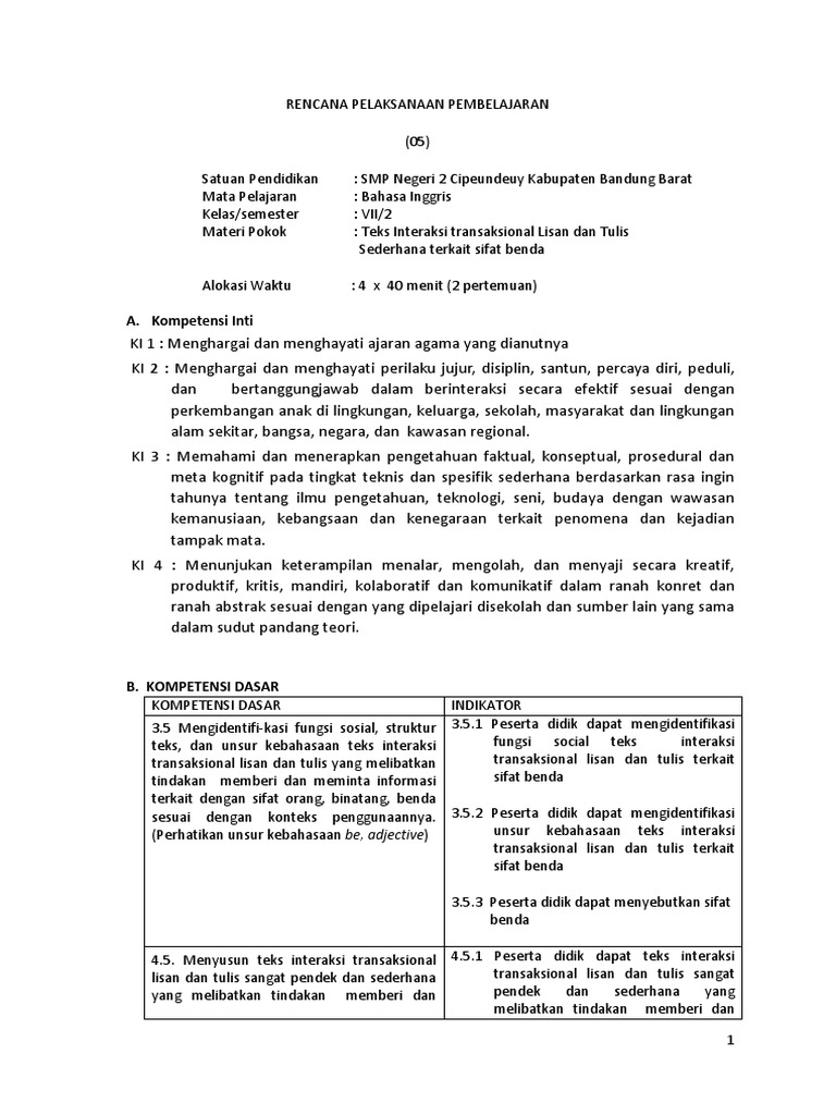 Contoh Teks Interaksi Transaksional Dalam Bahasa Inggris