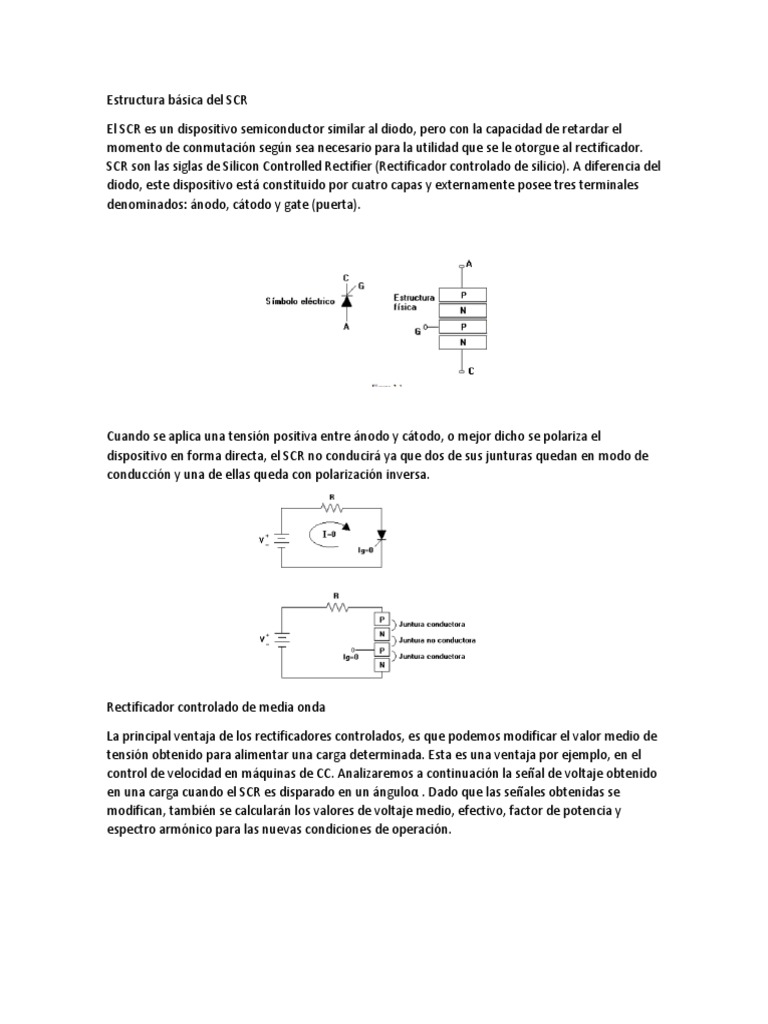 Estructura y Funcionamiento del SCR | PDF