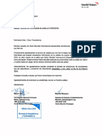 Carta Documentos Proveedores