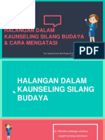 Halangan Dalam Kaunseling Silang Budaya