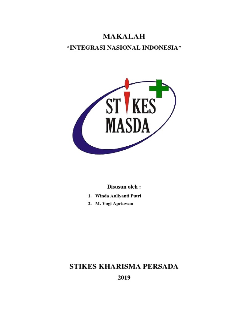 Makalah Integrasi Nasional Docx