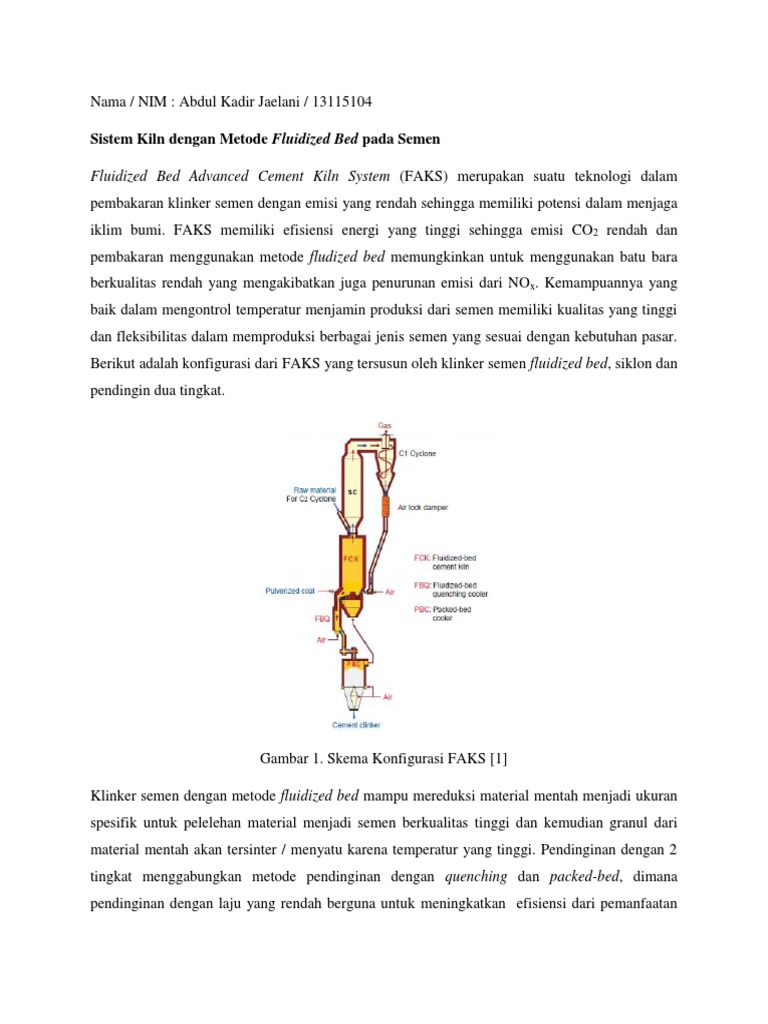 Sistem Kiln DG Teknologi Fluidized Bed (FAKS) PDF