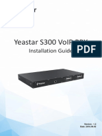 Yeastar S300 Voip PBX: Installation Guide