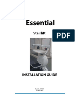 Installation Manual Stairlift Essential PDF