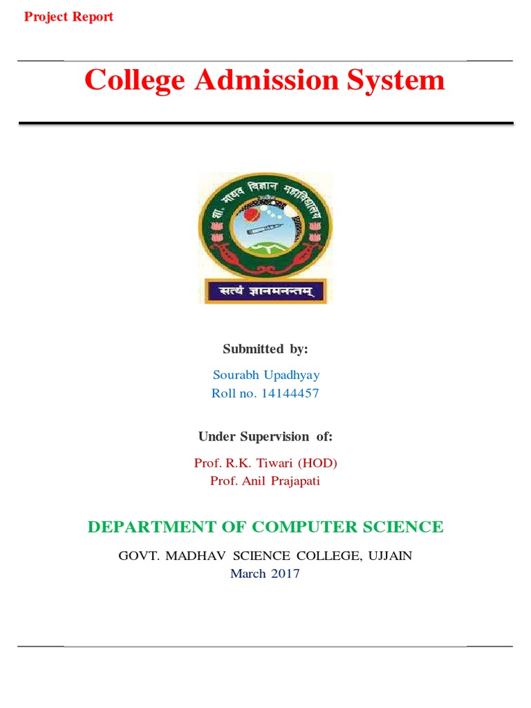 College Admission Automation | PDF | Usability | University And College ...