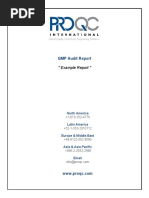 ProQC ExampleReport GMP Audit