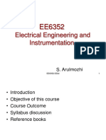 Electrical Engineering and Instrumentation: S. Arulmozhi